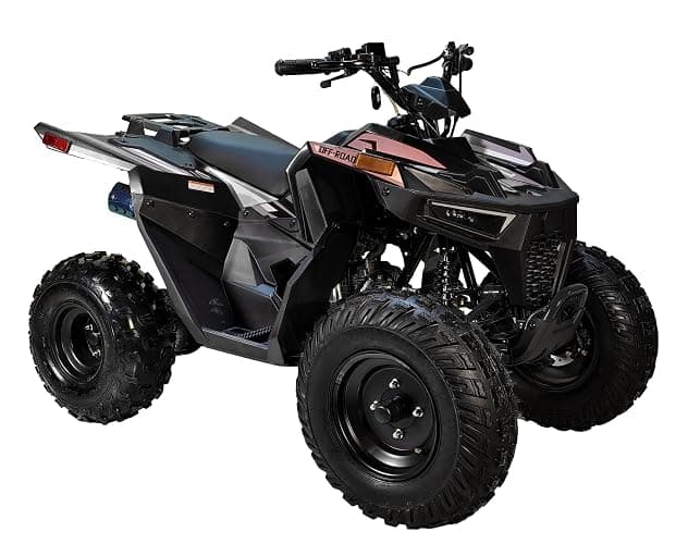 HHH Sporty 125E ATV 125cc ATV Quad for Youth Sports Utility Gas Power Sports ATV with Reverse Led Lights Big Tires 18/19 (Yellow) thumbnail 5