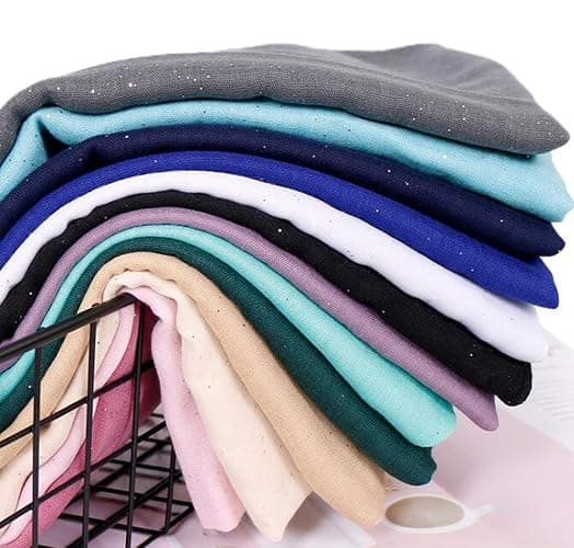 woogwin Women's Cotton Scarves Lady Light Soft Fashion Solid Scarf Wrap Shawl thumbnail 6