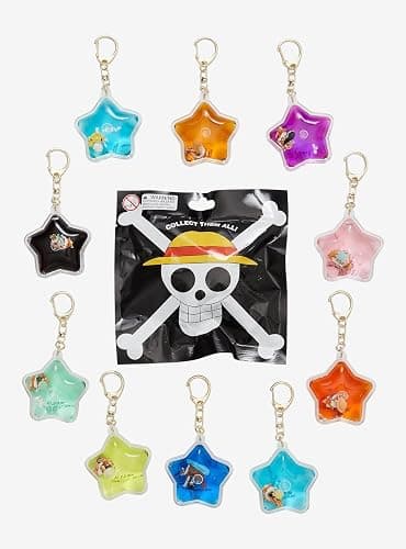 BoxLunch Tsunameez One Piece Blind Bag Liquid Filled Keychain Exclusive - Image 1