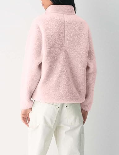 pink sherpa jacket thumbnail 4