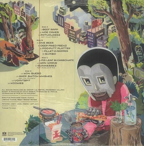 MM..Food - Exclusive Limited Edition Pink & Green Colored 2x Vinyl LP thumbnail 2