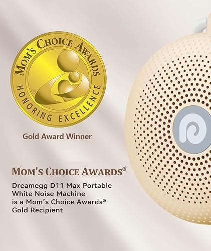 Dreamegg D11MAX, Portable White Noise Machine for Baby & Adults, Khaki | Sound Machine with 21 Soothing Sounds, USB Rechargeable, Powerful Battery, Ideal for Nursery, Travel, Home, Gift Choice thumbnail 2