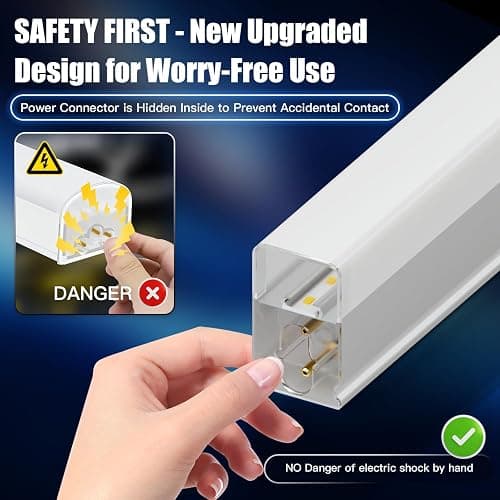 JTT Hexagon Garage Lights, 200W 20000LM 5 Grids 25Pack LED Garage Hexagon Lights, 6500K Super Bright Car Detailing Ceiling LED Shop Light for Warehouse Workshop Gym Basement Car Care Wash Room thumbnail 7