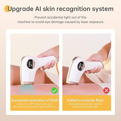 IPL Laser Hair Removal Device for Women and Men | At-Home Use, For Arms Legs Armpits Bikini Line thumbnail 5