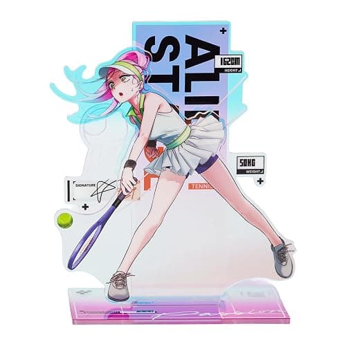 YJacuing Alien Stage Passion Love Series Holographic Acrylic Stand Figure, Official ALNST 3rd Anniversary Collectible Anime Merch (Mizi) | Official, ALNST, 3rd Anniversary Merch, Holographic, Anime Standee, Desk and Shelf Decor - Image 1