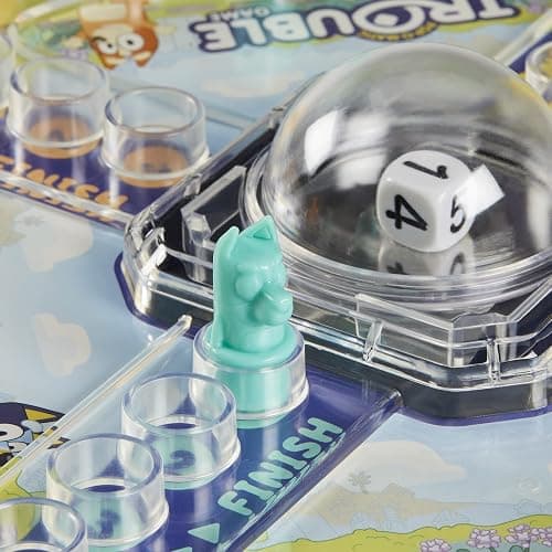 Hasbro Gaming Trouble: Bluey Edition Board Game for Kids, 2-4 Players, Race Bluey, Bingo, Bandit, or Chilli to The Finish, Ages 5 and Up (Amazon Exclusive) thumbnail 2