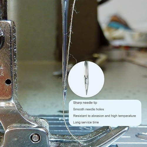 Sewing Machine Needles, 100 PCS Universal Sewing Machine Needle Set for Singer, Brother, Janome, Varmax, and Other Brands of Home Sewing Machines, Sizes 65/9, 75/11, 90/14, 100/16, 110/18 thumbnail 7
