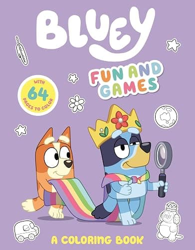 Bluey: Fun and Games: A Coloring Book - Image 1