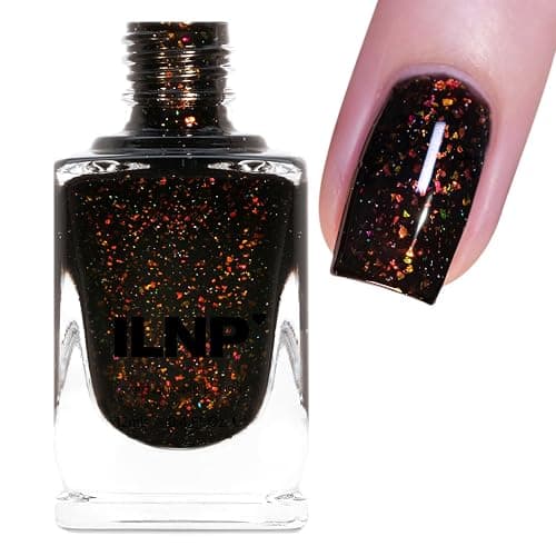 ILNP Hex - Black Jelly Shimmer Nail Polish - Image 1