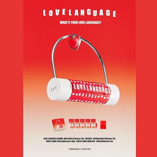 TXT Love Language Love Lock NFC Album Outbox + Photo Card + 5 Extra Photocards thumbnail 2