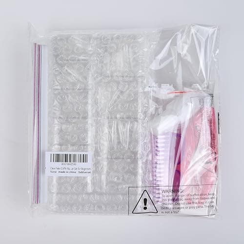Teenitor Clear Coffin Nail Tips Set, Long Acrylic Nail Kit Full Cover Clear Press On Nails, 600 Pcs Fake Nails with Glue, Acrylic Nail Clipper Files and Buffer Polisher thumbnail 9