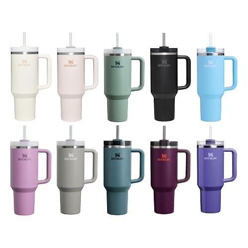 STANLEY Quencher H2.0 Flowstate Tumbler 1.2L - Cold for 11 Hours - Iced for 48 Hours - Metal Water Bottle with Straw, Handle and Lid - Dishwasher Safe - Travel Mug for Cold Drinks thumbnail 10
