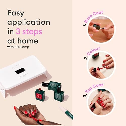 Manucurist Green Flash Gel Polish - Rose Mountbatten (Taupe Pink) - UV & LED Gel Nail Polish - 12-Free, Bio-Sourced (84%) - Professional Manicure - 0.5 fl oz thumbnail 6