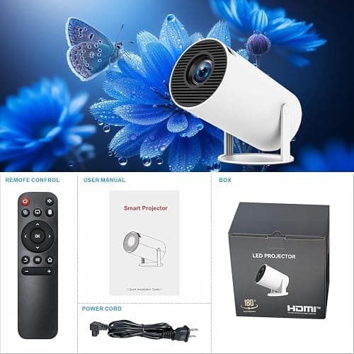 Videoprojecteur Mini Projecteur FHD 4K Portable Projecteur Video WiFi 6 BT5.2 Correction Trapèze Rotation 180° Rotation Compatible TÉLÉPhone/PC/HDMI/USB/PS5 [App intégrée] thumbnail 10