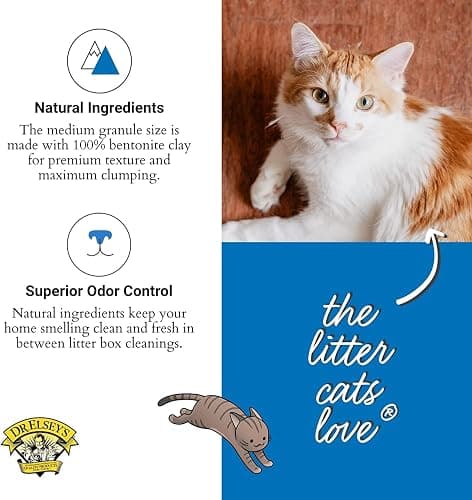 Dr. Elsey's Ultra UnScented Clumping Clay Cat Litter 40 lb. Bag thumbnail 4