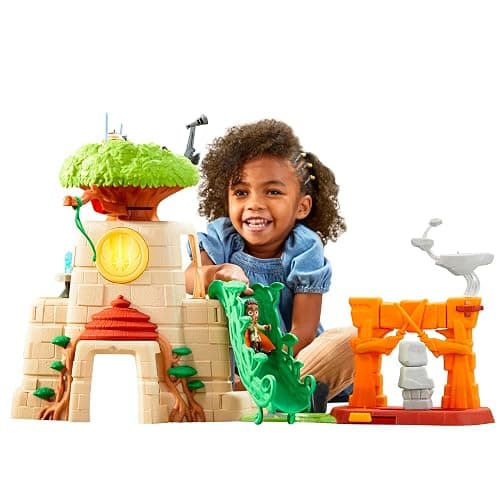 Star Wars: Young Jedi Adventures Tenoo Jedi Temple, 20-Inch-Tall Playset with Lights & Sounds, 2 Action Figures, Preschool Toys for 3 Year Old Boys & Girls & Up thumbnail 2