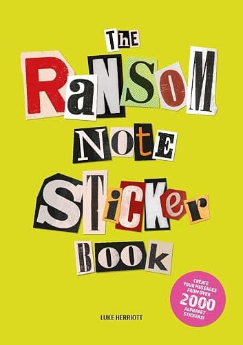 The Ransom Note Sticker Book: Thousands of letters for your anonymous messages - Image 1