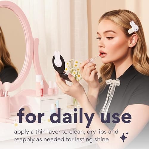 Miffy Lip Serum Jelly - Dear Bun Tinted Gloss for Hydration & Shine (Dear Bun) thumbnail 7