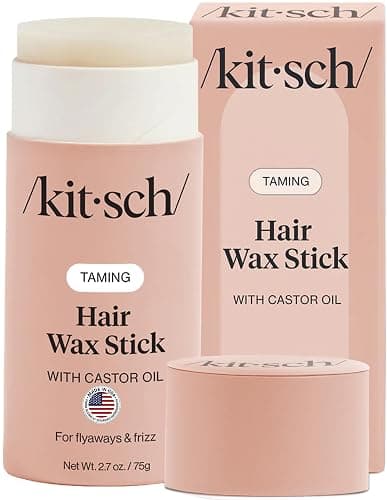 Kitsch Hair Wax Stick for Women & Men - Anti-Frizz and Fly Away Hair Tamer, No Residue Hair Finishing Stick | All Day Hold Styling Product - 2.7 oz - Image 1