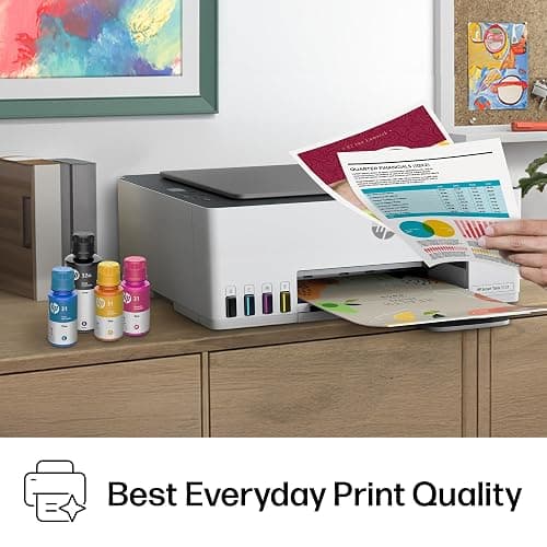 HP Smart Tank 5101 Wireless All-in-One Refillable Printer, Scanner, Copier with 2 years of Ink included, Wireless printer-for-home use an EcoTank Alternative (1F3Y0A) thumbnail 12