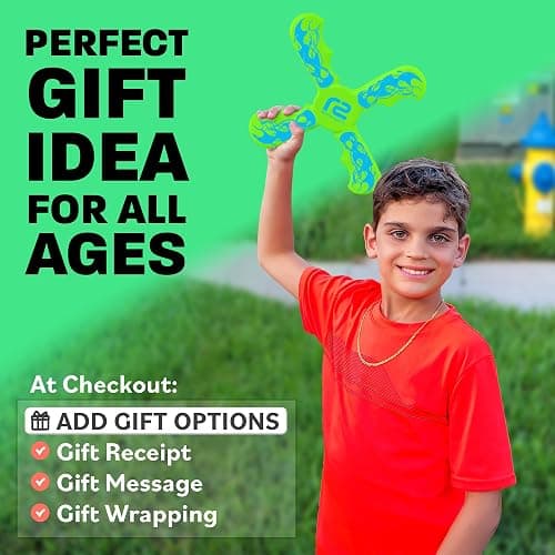 Boomerangs for Kids - Christmass Gifts for Grandkids Boys & Girls All Ages - Outdoor Flying Disc - Fun Boy Stocking Stuffers - Boys Toys Age 8-10 Year Old & 10-12 & Up - Beach Toys for Kids Presents thumbnail 5