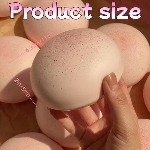 Cheese Slow Rising Squishy Toy, Soft Foam Stress Relief Squeeze, Sticky Food Squishies, Bread and Butter Squishy Style for Desk Decor or Gift (Pink) thumbnail 2
