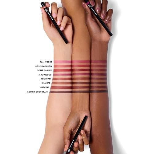 e.l.f. Main Stain Lip Marker, Hotvine | Lip Stain Lip Liner, Define, Contour & Fill for Long-Lasting & Transfer-Resistant Color, Vegan & Cruelty-Free thumbnail 6