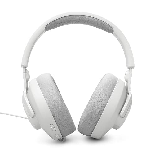 JBL Quantum 100M2 - Wired Over-Ear Gaming Headset with omnidirectional, Detachable mic with Mute Option and Fabric-Covered Memory Foam Ear Cushions, Compatible with All Platforms (White) thumbnail 8