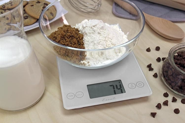 Escali Arti Digital Food Scale, Multi-Functional Kitchen Appliance, Precise Weight Measuring and Portion Control, Baking and Cooking Made Simple, Tempered Glass, Frost White thumbnail 5