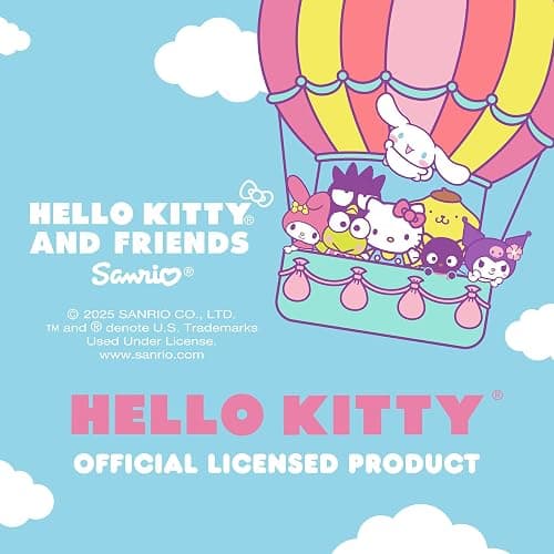 Hello Kitty and Friends Steering Wheel Cover, Universal Fit Cute Accessories for Women, Stylish Decor Gift Hello Accessories - Fits Standard Wheels 14.5"-15" thumbnail 9