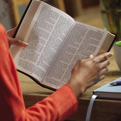 KJV Holy Bible: Personal Size Giant Print with 43,000 Cross References, Deluxe Burgundy Leathersoft, Red Letter, Comfort Print: King James Version thumbnail 6
