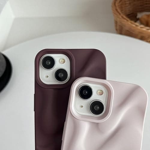 Caseative for iPhone 15 Case,Water Ripple Pattern Wave Phone Case (White) thumbnail 4