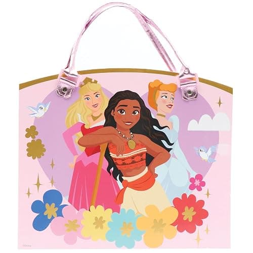Disney Princess Activity Tote – Ultimate Princess Adventure Bag with Coloring Books, Stickers, Crayons & Games – Travel-Friendly Art Set for Girls Ages 3+ – Great Gift for Creative Play thumbnail 9