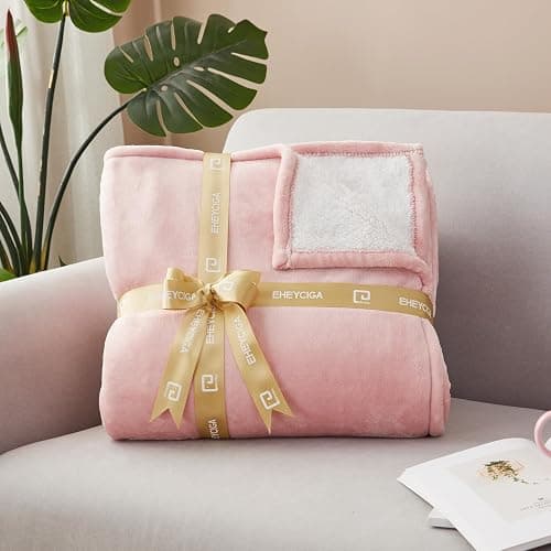 EHEYCIGA Heated Blanket - 9 Heating Levels, 10 Hour Auto Off, Soft Cozy Sherpa Washable Throw, 50 x 60 Inches thumbnail 2