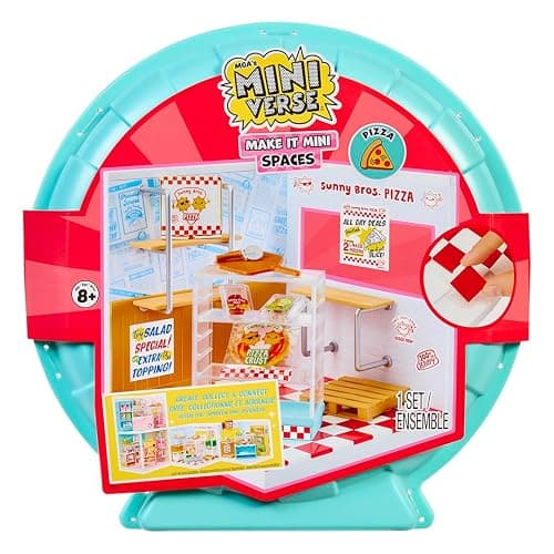 MGA's Miniverse Make It Mini Spaces Pizza Shop, Building Set, Customize, DIY Crafts, Rooms, Hobby, Collectors, Display, Gifts, 8+ thumbnail 12