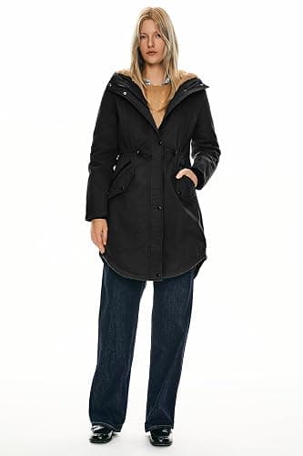 Orolay Women's Thicken Fleece Lined Parka Winter Coat Hooded Jacket with Pockets thumbnail 8
