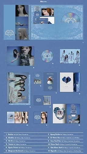 NMIXX Blue Valentine 1st Full Album [Blue Ver.] Photobook + CD + 3 Photocard + Postcard + ID Photo + Poster thumbnail 3