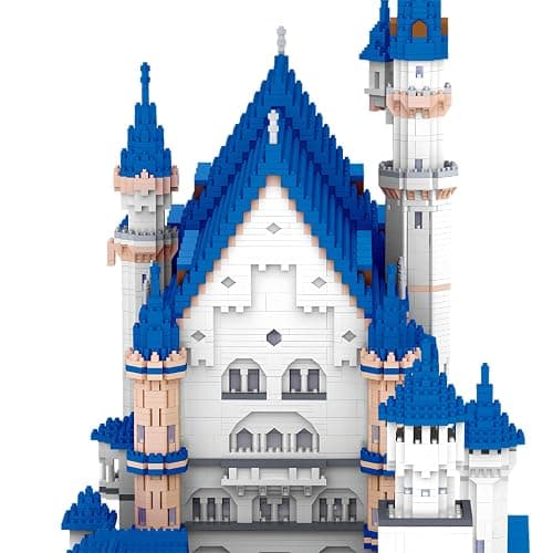 alltogetho Huge Swan Stone Castle Micro Mini Blocks – 10000pcs Challenging Building Set, High-Difficulty 3D Puzzle, Ultimate Achievement, Cool Decorative Piece, Perfect Time-Killer thumbnail 5