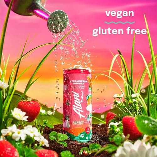 Alani Energy Drinks, Cotton Candy, Lime Slush, Strawberry Sunrise Flavors - Variety Pack, Sugar-Free, Low-Calorie, 12 fl oz (Pack of 6) Repackaged* thumbnail 6