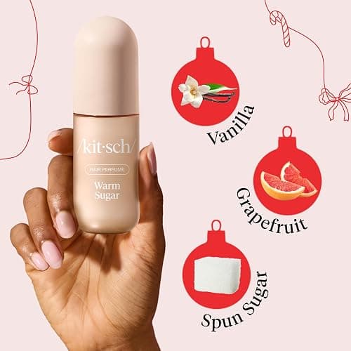 Kitsch Hair Perfume for Women- Warm Sugar and Oak & Amber | Clean, Deodorizing & Patented Odor-Eliminating Technology Hair Spray & Body Mist- Freshen Hair, Pillows | Ideal Gifts for Women - 50mL, 2pcs thumbnail 4