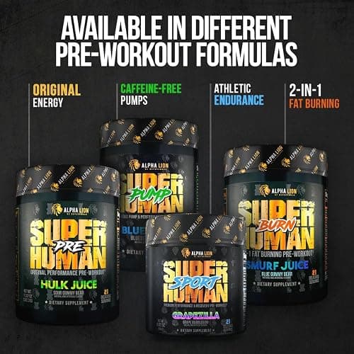 ALPHA LION Core Pre Workout Powder with Creatine for Performance, Beta Alanine for Muscle, L-Citrulline for Pump & Tri-Source Caffeine for Sustained Energy (30 Servings, Fruit Punch Flavor) thumbnail 8