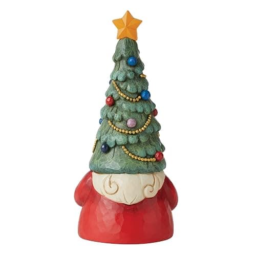 Enesco Jim Shore Heartwood Creek Lighted Christmas Tree Gnome Lit Figurine, 9.25 Inch, Multicolor thumbnail 4