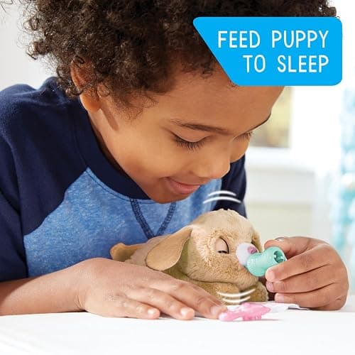 furReal Newborns Puppy Interactive Pet, Small Plush Puppy with Sounds and Motion, Holiday Stocking Stuffers, Gifts, Presents, Kids Toys for Ages 4 Up by Just Play thumbnail 3