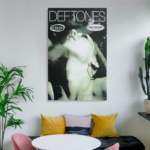 VQFYNOBCI Deftones Poster Vintega MusicCanvas Art for Room Aesthetic And Wall Art Picture Living Room Decor Poster12x18inch(30x45cm) thumbnail 6
