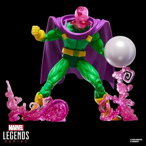 Marvel Legends Series Marvel's Mysterio, Retro Spider-Man Collectible 6-Inch Action Figure thumbnail 3