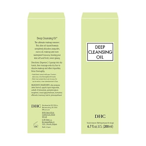 DHC Deep Cleansing Oil, Facial Cleansing Oil, Makeup Remover, Cleanses without Clogging Pores, Residue-Free, Fragrance and Colorant Free, All Skin Types, 6.7 fl. oz. thumbnail 13