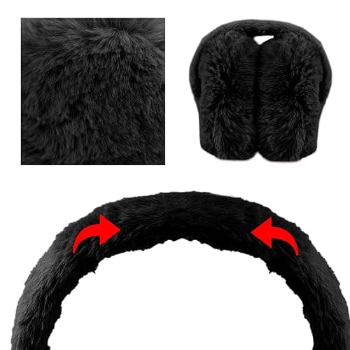 Duxesuk 1 Pcs Headband Winter, Ear Muffs for Women & Men, Foldable Fluffy Earmuffs with Headband, Headband Winter thumbnail 3