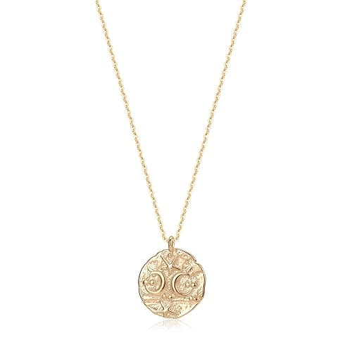 Fettero Gold Necklace for Women 14K Gold Plated Boho Beach Neckalce Charm Starfish Seahorse Conch Ocean Pendant Necklace Adjustable Chain Necklace Beach Jewelry for Women Gift - Image 1
