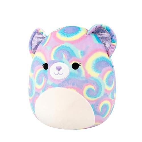 Squishmallows Original 12in Jonessa The Purple Psychedelic Tie-Dye Bear – Official Jazwares Plush (Medium-Sized) thumbnail 4