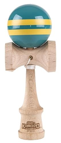 Duncan Toys Komodo Kendama, Lt. Blue w/ Yellow Stripe - Image 1